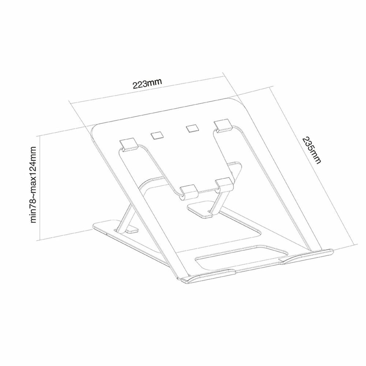 Laptopstöd Neomounts NSLS085BLACK - 11