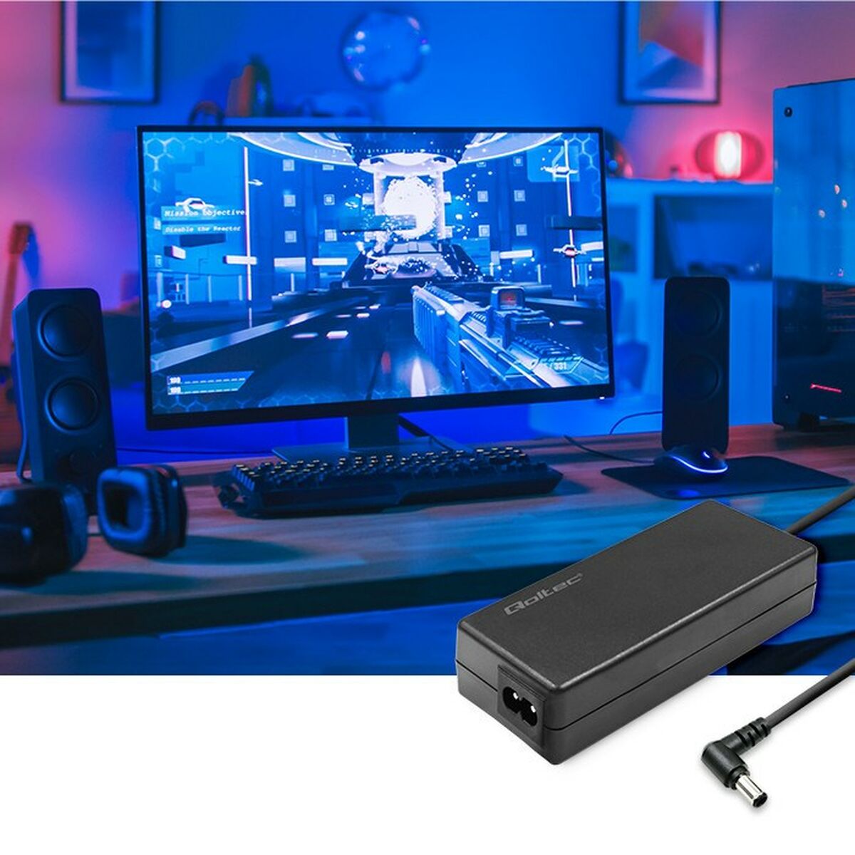 Eladapter Qoltec 52400 - 2