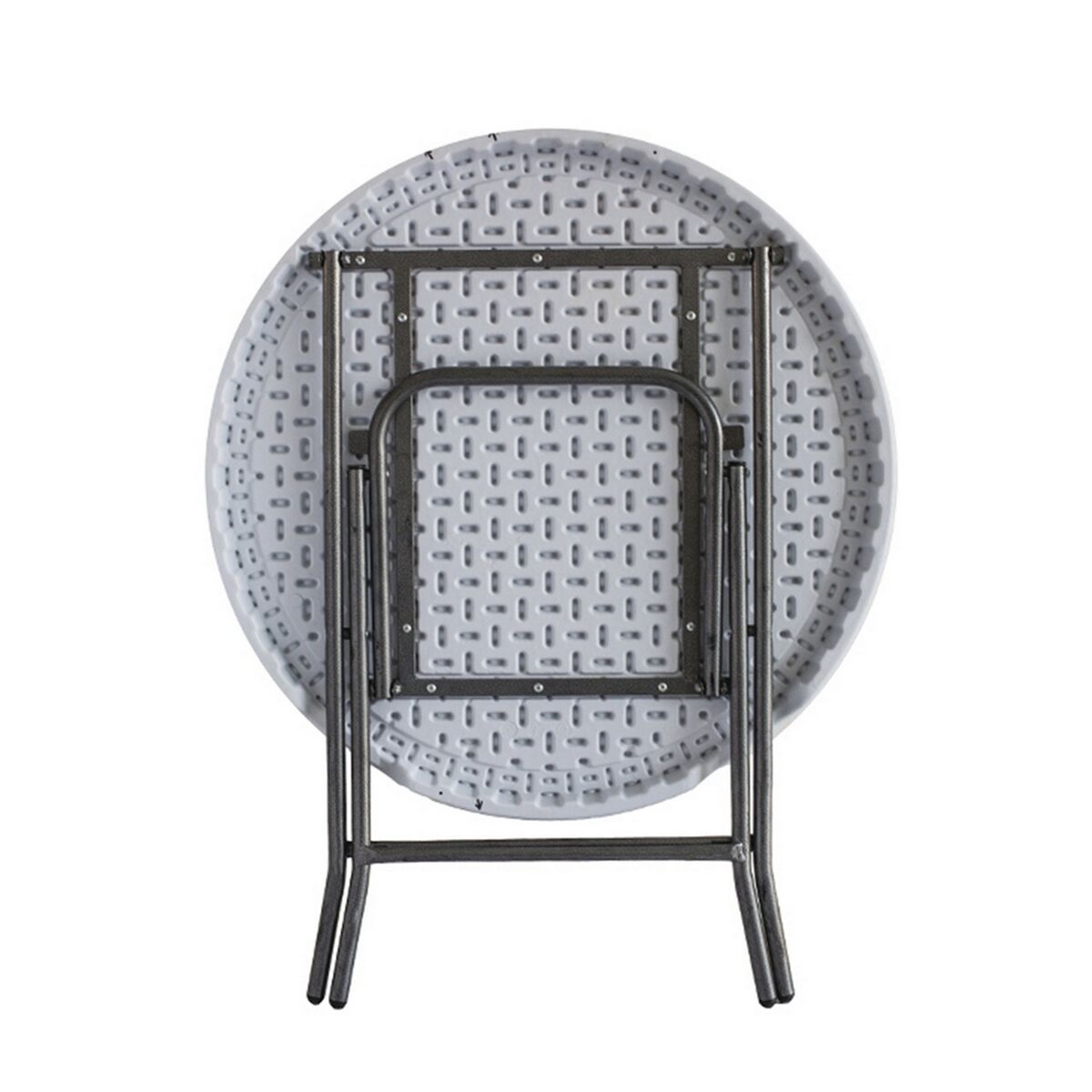 Fällbord Vit HDPE 80 x 80 x 74 cm - 2