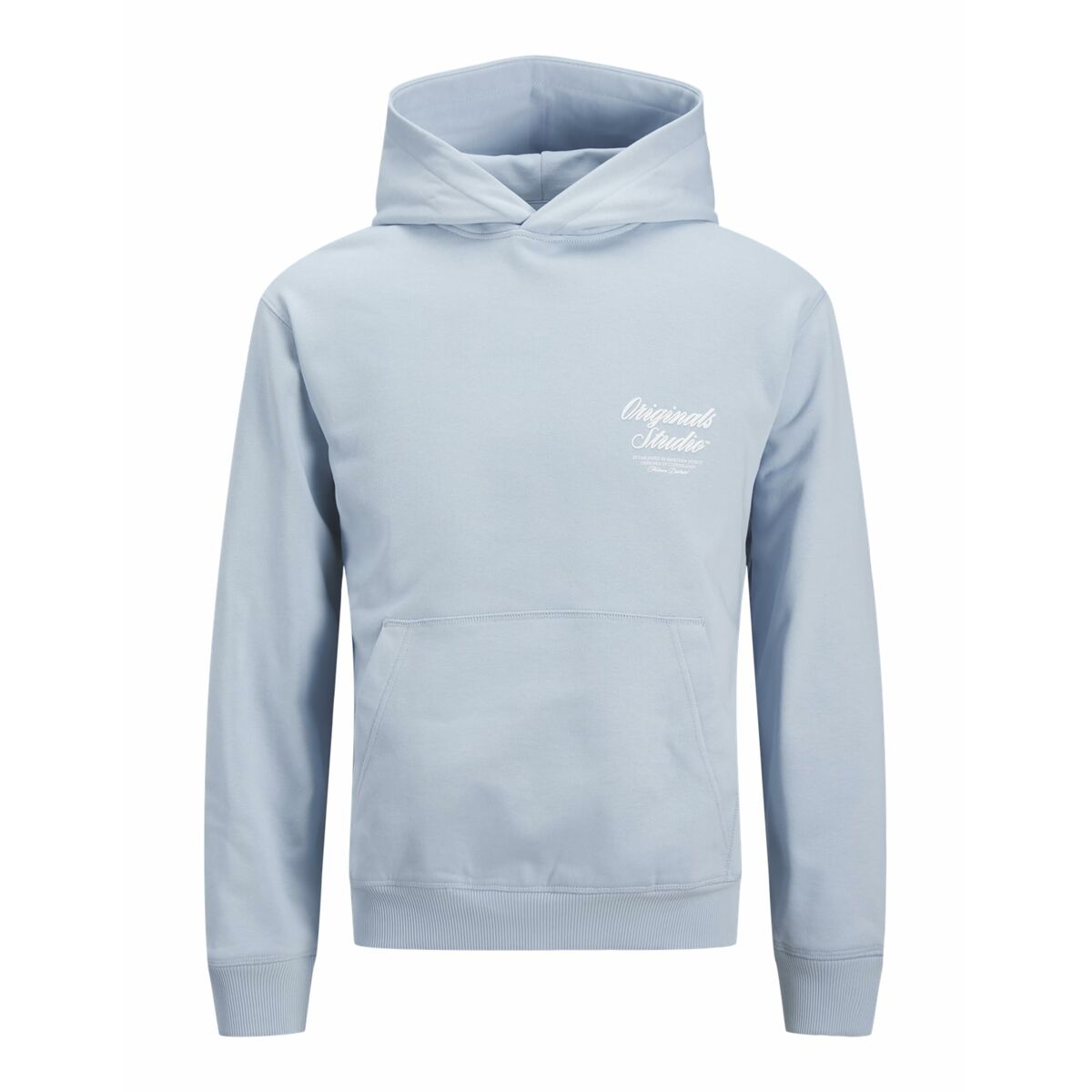 Tröja med huva Herr Jack & Jones JORNORREBRO TYPO BACK SWEAT HOOD SN 12283054 Blå