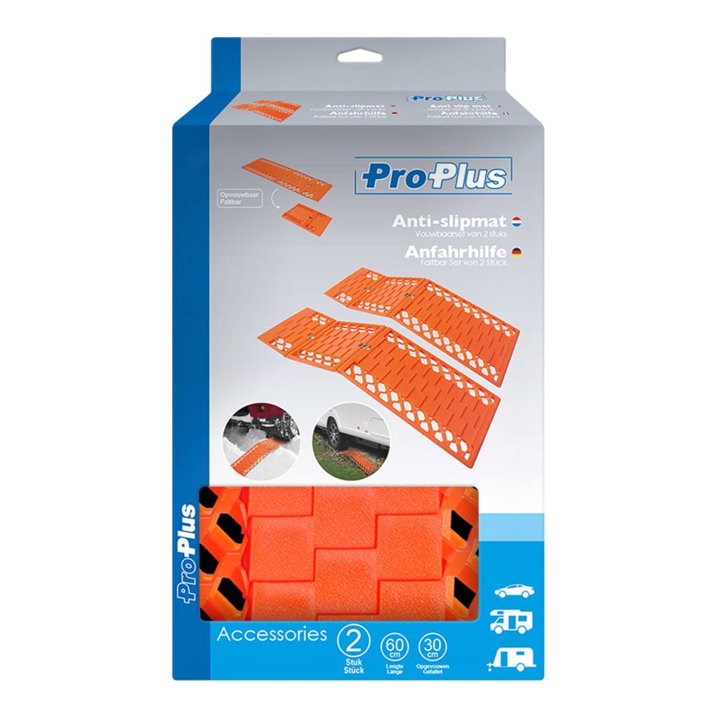 ProPlus hopfällbara greppmattor set med 2 st. 360835 - 4