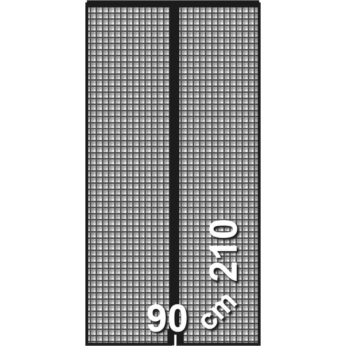Insektsgard Schellenberg Dörrar Magnetic 90 x 210 cm Antracitgrå Glasfiber - 3