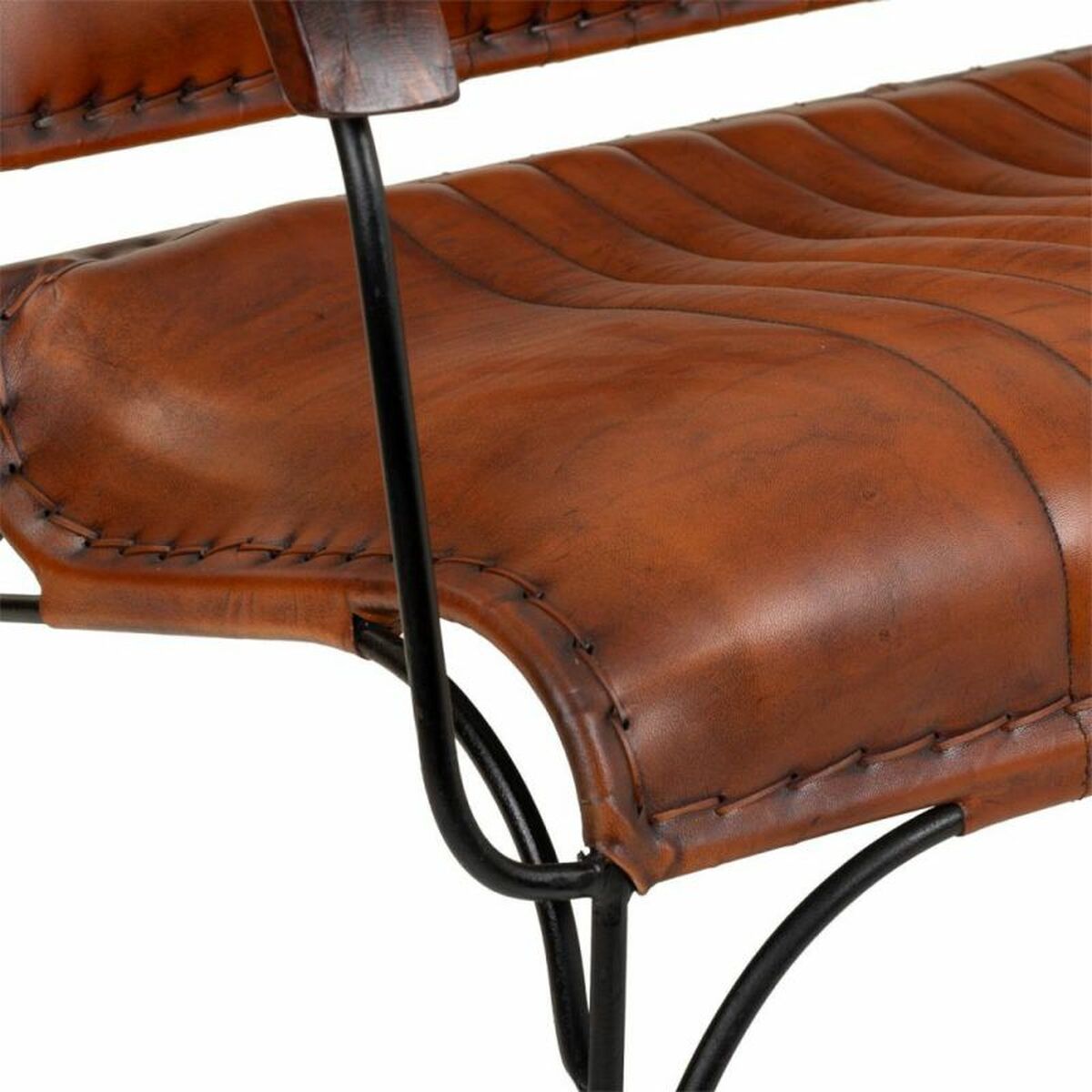 Soffa Alexandra House Living Brun 76 x 71 x 127 cm - 5