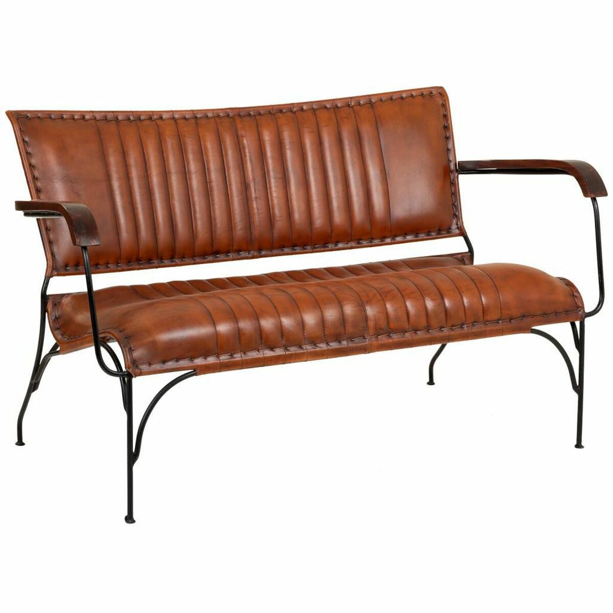 Soffa Alexandra House Living Brun 76 x 71 x 127 cm