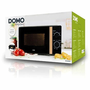 Mikrovågsugnen DOMO Svart 700 W 20 L