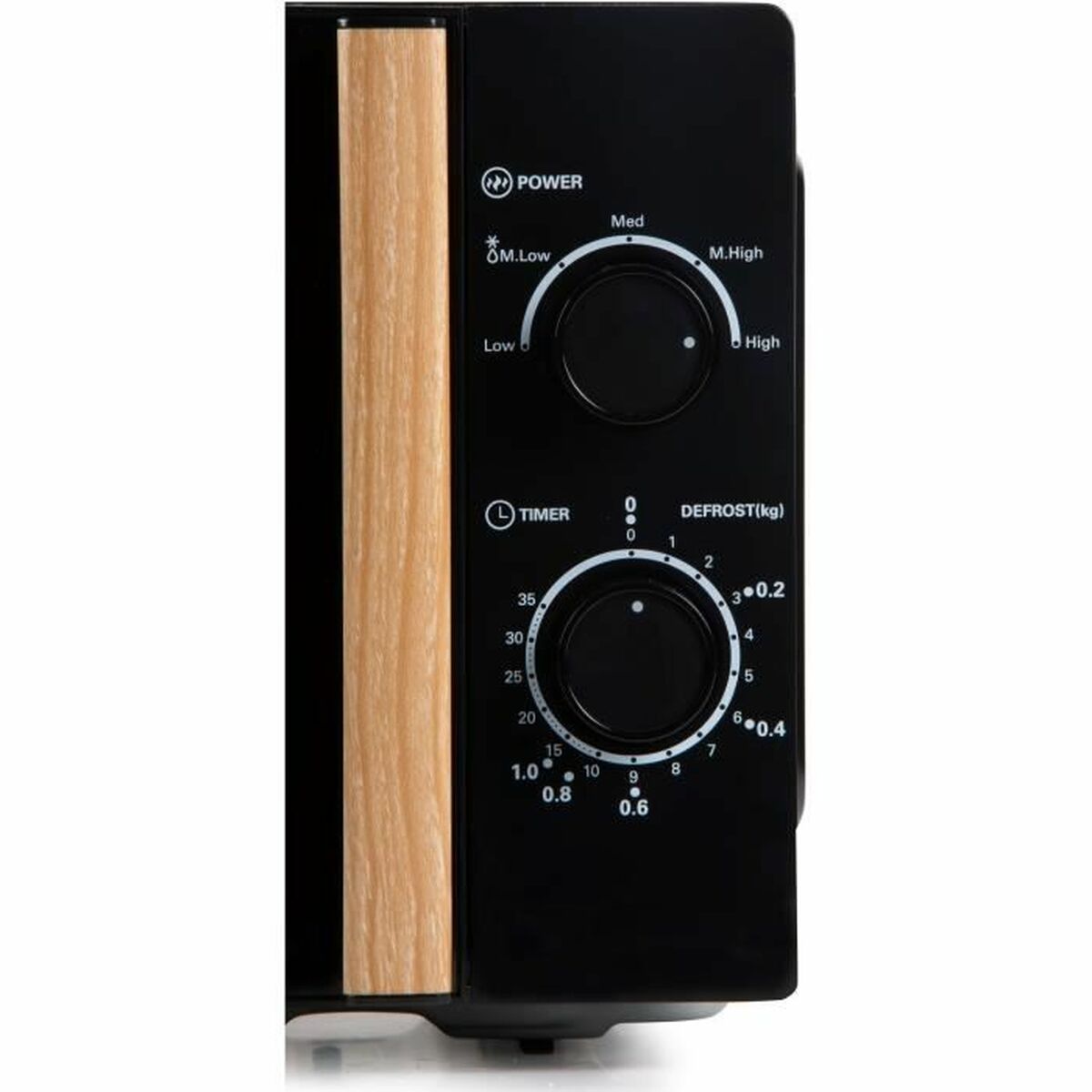 Mikrovågsugnen DOMO Svart 700 W 20 L - 3