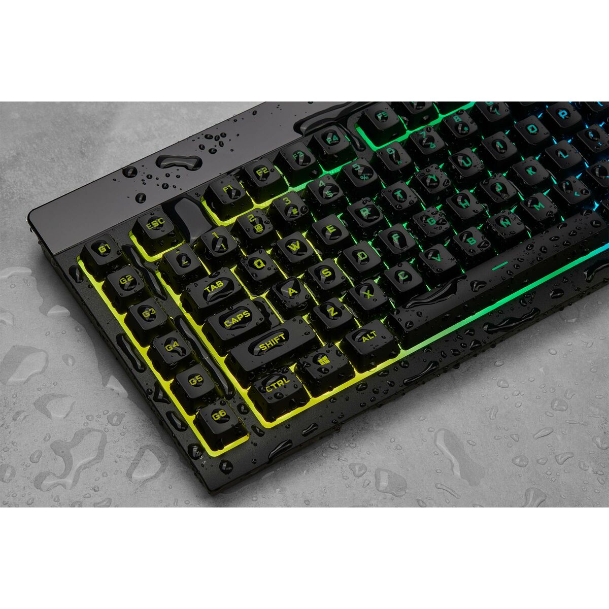 Tangentbord Corsair K55 RGB Pro Svart Qwerty Spanska QWERTY - 5