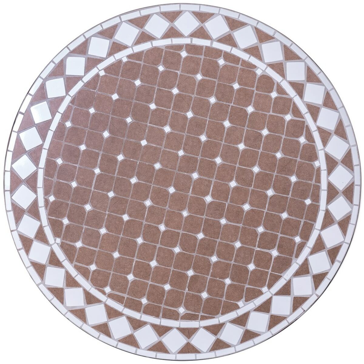 Sidobord Persea Vit Brun Keramik 90 x 90 x 75 cm - 4