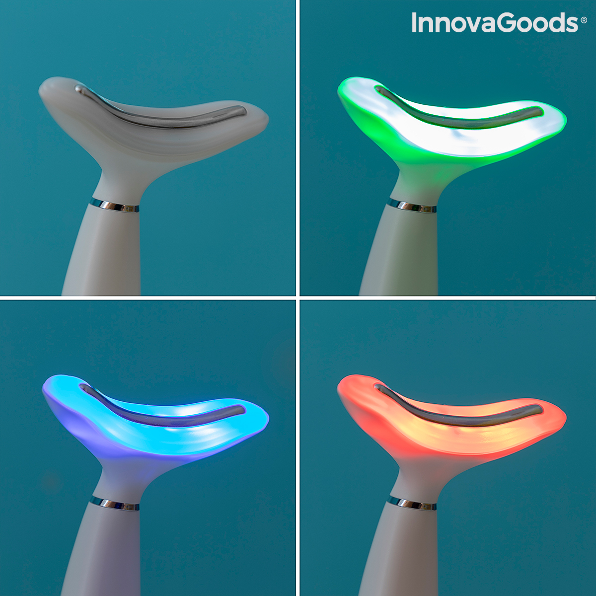 Jowl Reducer med fototerapi, termoterapi och vibrationer Kinred InnovaGoods - 9