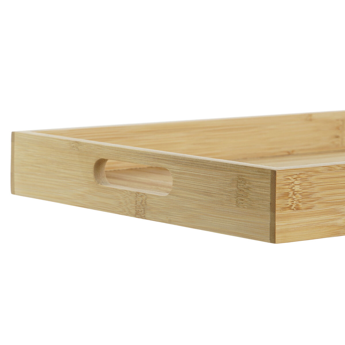 Bricka DKD Home Decor Naturell Bambu 43 x 27 x 4,5 cm - 6