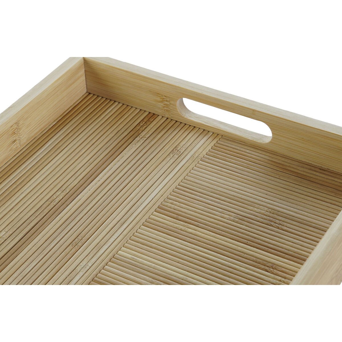 Bricka DKD Home Decor Naturell Bambu 43 x 27 x 4,5 cm - 5