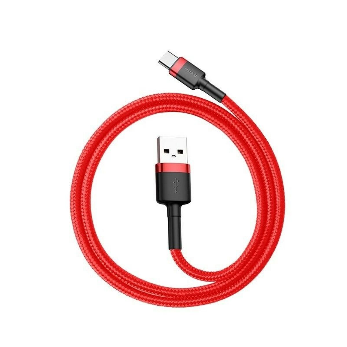 USB A till USB C Kabel Baseus Cafule Röd 24 2 m - 3