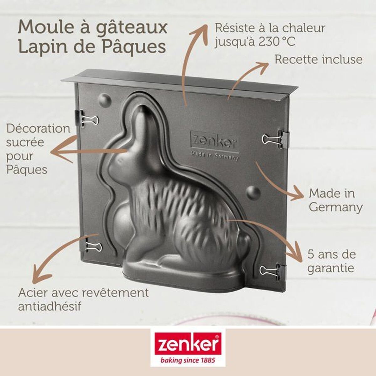 Avtagbar form Zenker - 3