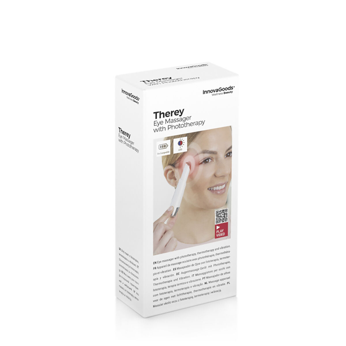 Anti-aging Eye Massager med fototerapi, termoterapi och vibrationer Therey InnovaGoods - 14
