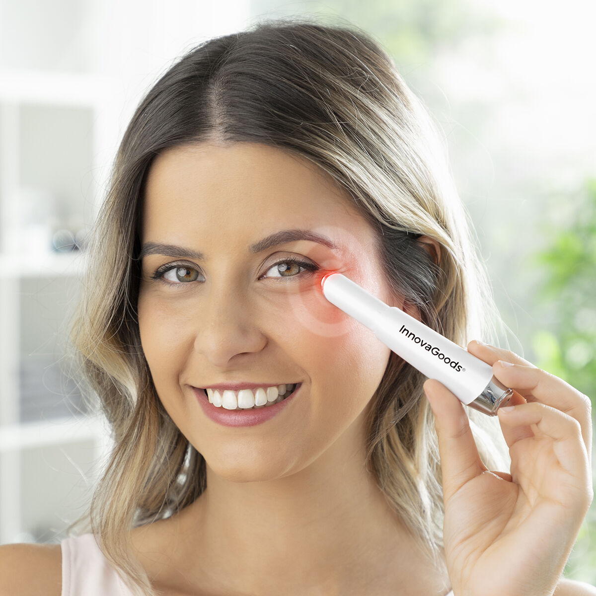 Anti-aging Eye Massager med fototerapi, termoterapi och vibrationer Therey InnovaGoods - 17