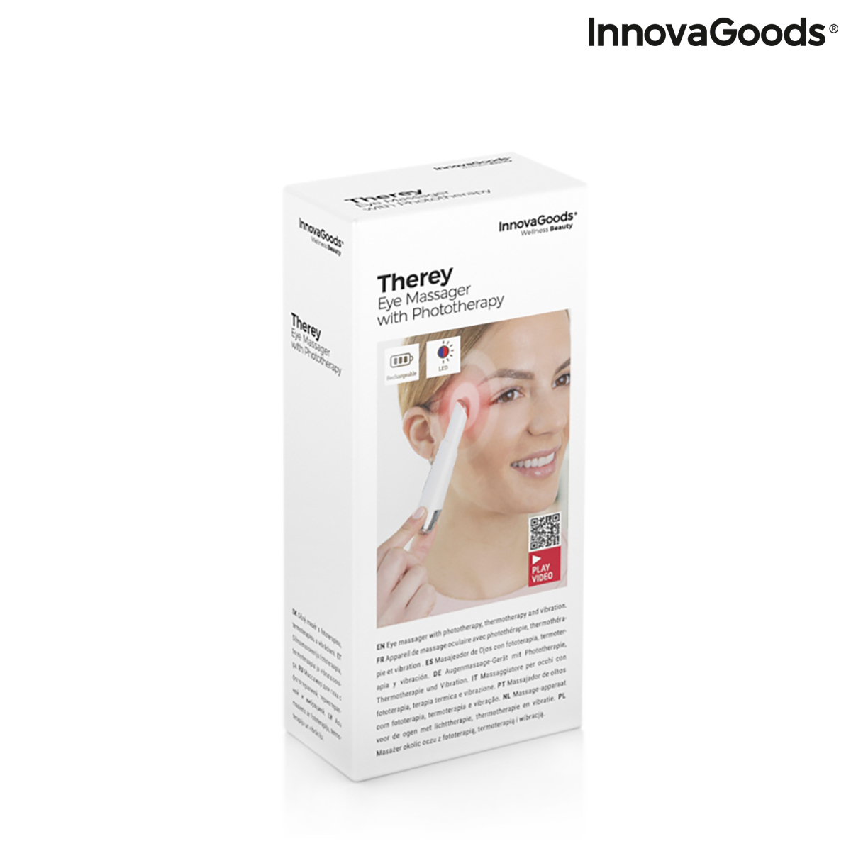 Anti-aging Eye Massager med fototerapi, termoterapi och vibrationer Therey InnovaGoods - 3
