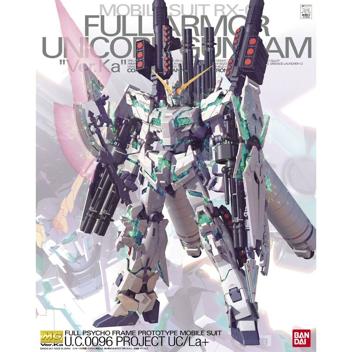 Samlingsfigurer Bandai MG 1/100 FULL ARMOR UNICORN GUNDAM VER. KA Plast (Plast) - 3