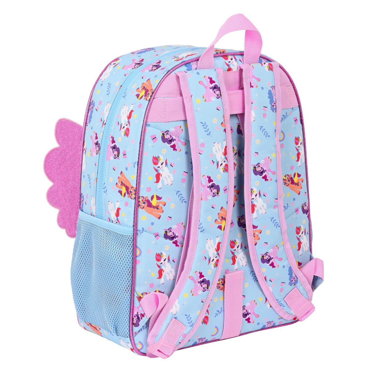 Skolryggsäck My Little Pony Wild & free Blå Rosa 33 x 42 x 14 cm - 5