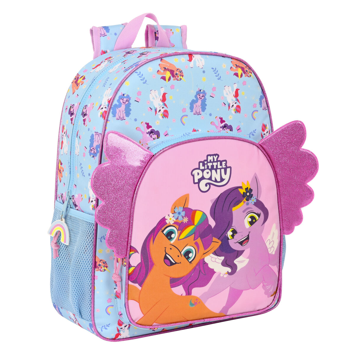 Skolryggsäck My Little Pony Wild & free Blå Rosa 33 x 42 x 14 cm - 3