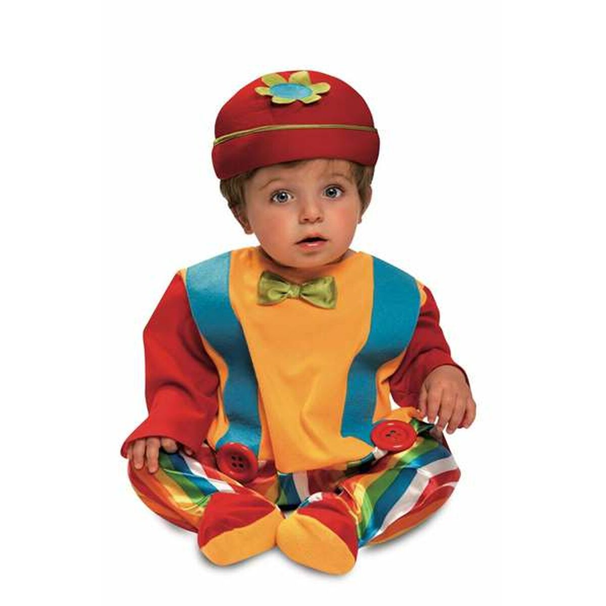 Maskeraddräkt bebis Clown 7-12 månader
