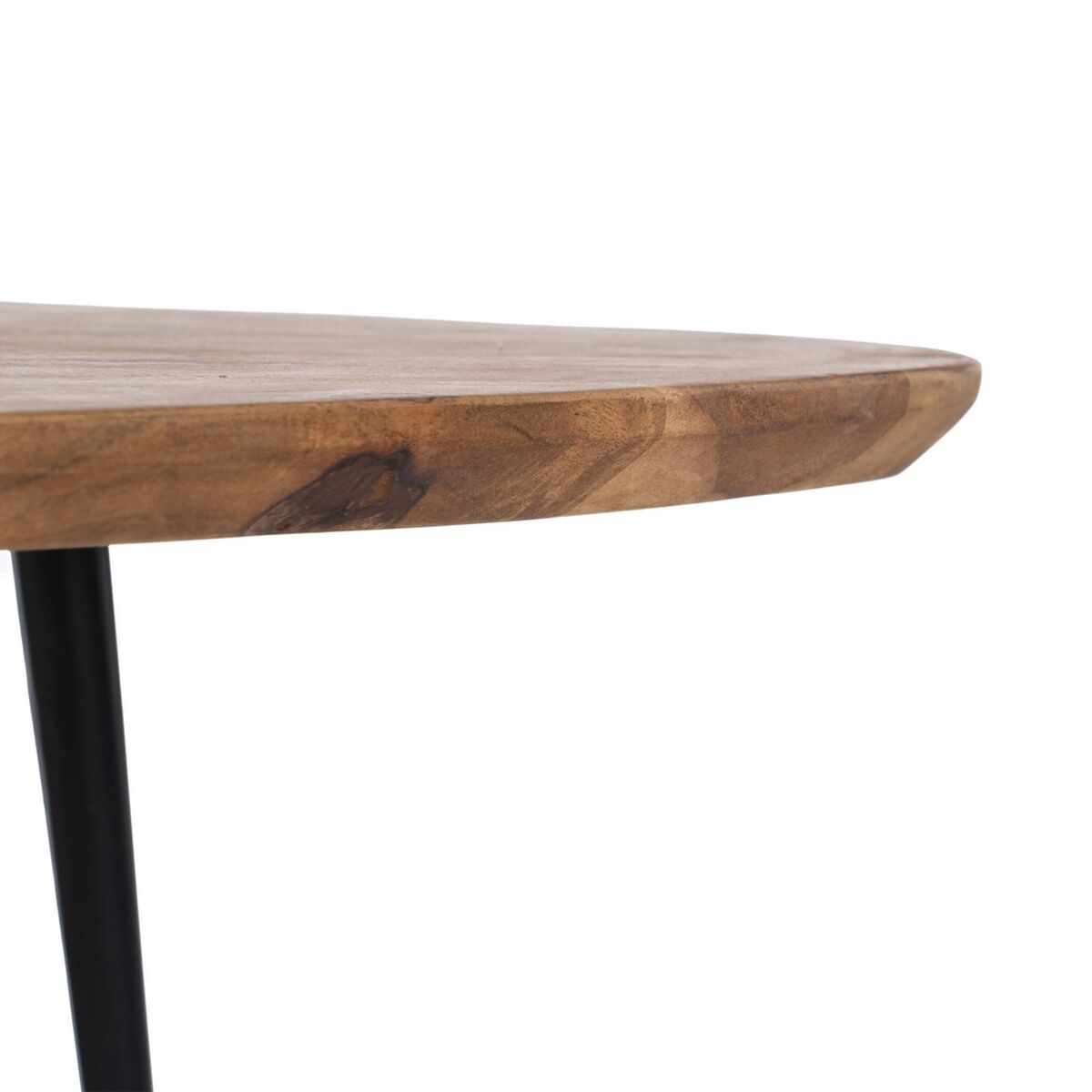 2-bordsset Svart Naturell 110 x 63 x 40 cm (2 antal) - 6