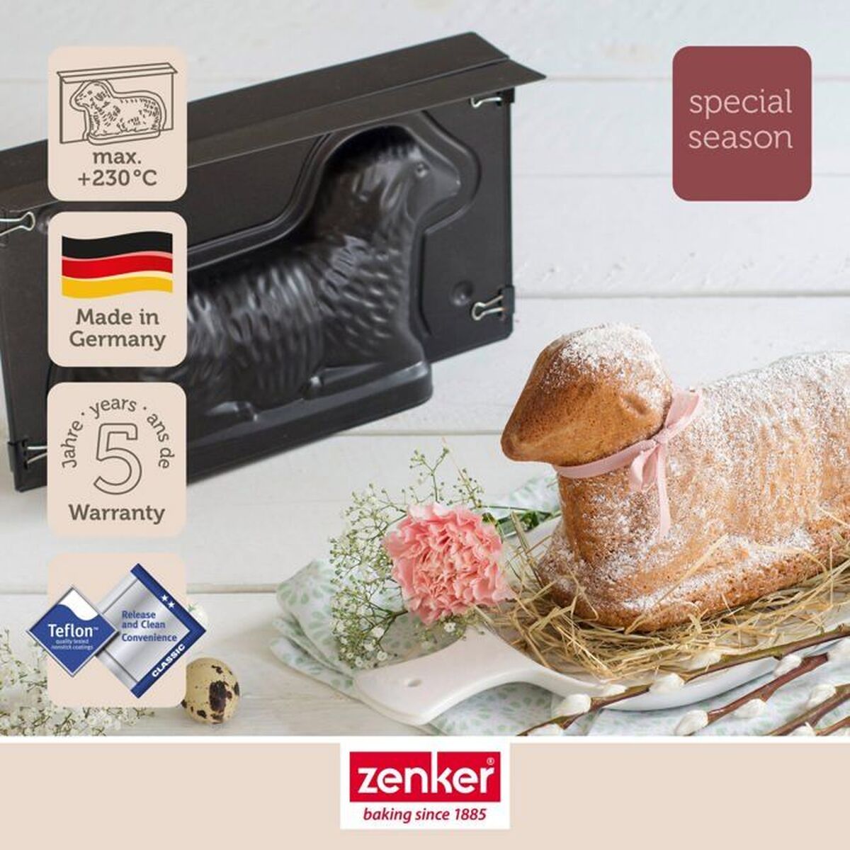 Avtagbar form Zenker - 2