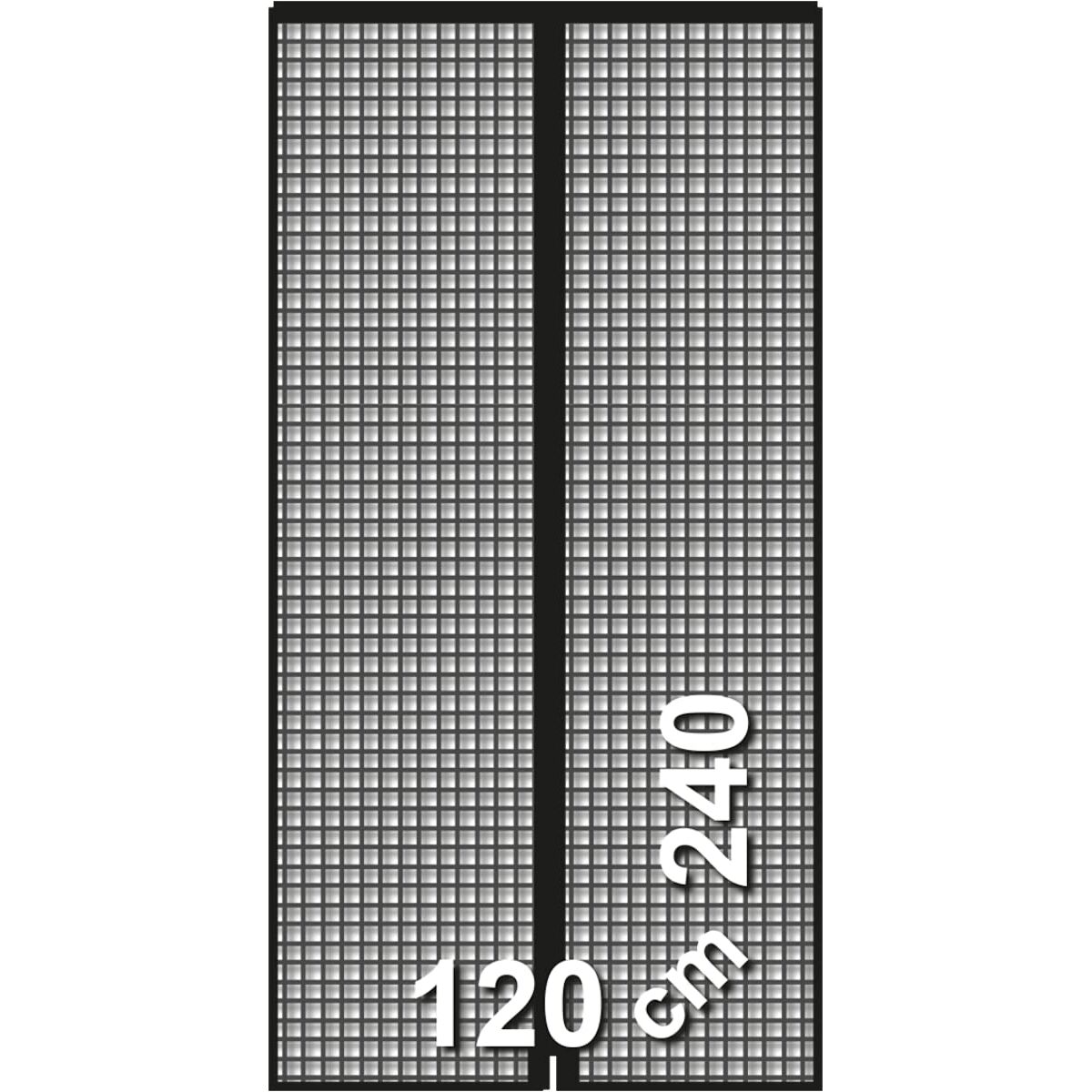 Insektsgard Schellenberg Dörrar Magnetic Glasfiber Antracitgrå (120 x 240 cm) - 7