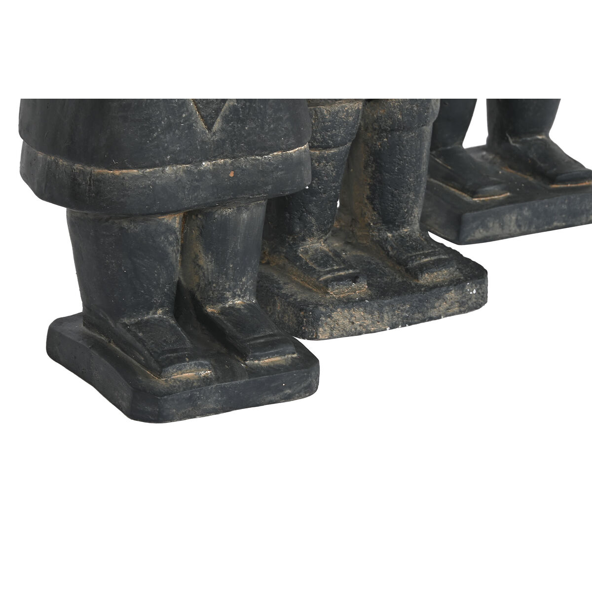 Prydnadsfigur Home ESPRIT Grå Krigare 18,5 x 16,5 x 57 cm (3 antal) - 3