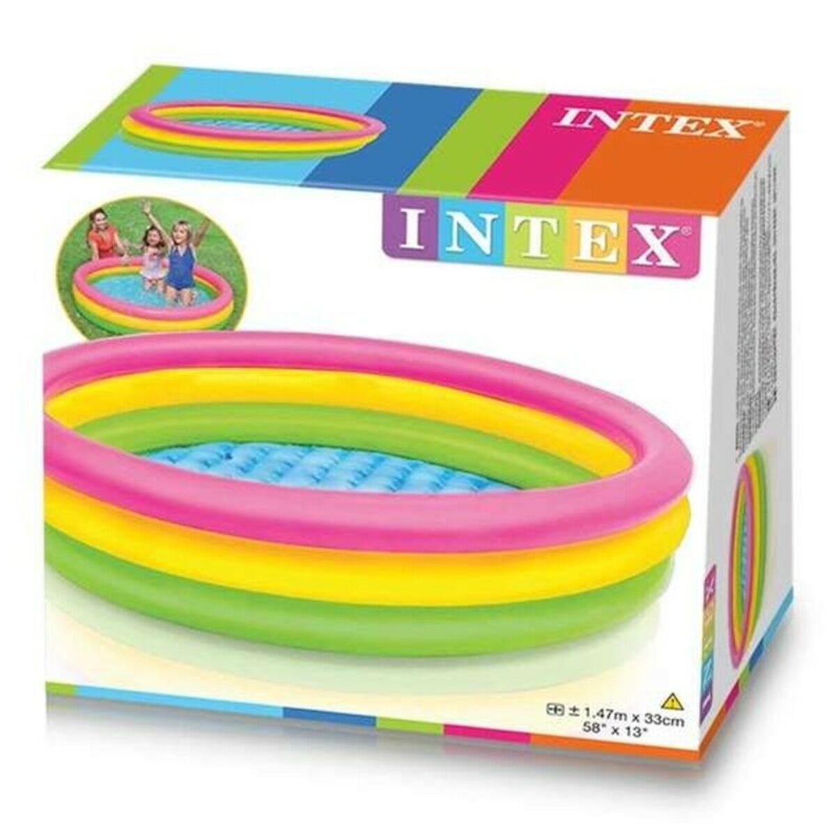 Upplåsbar bassäng   Intex         275 L 147 x 33 x 147 cm - 6