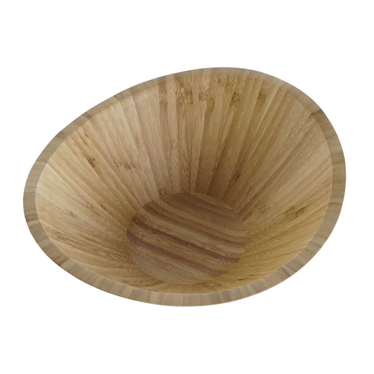 Skål DKD Home Decor Naturell Bambu 24,6 x 22,5 x 9,5 cm - 6