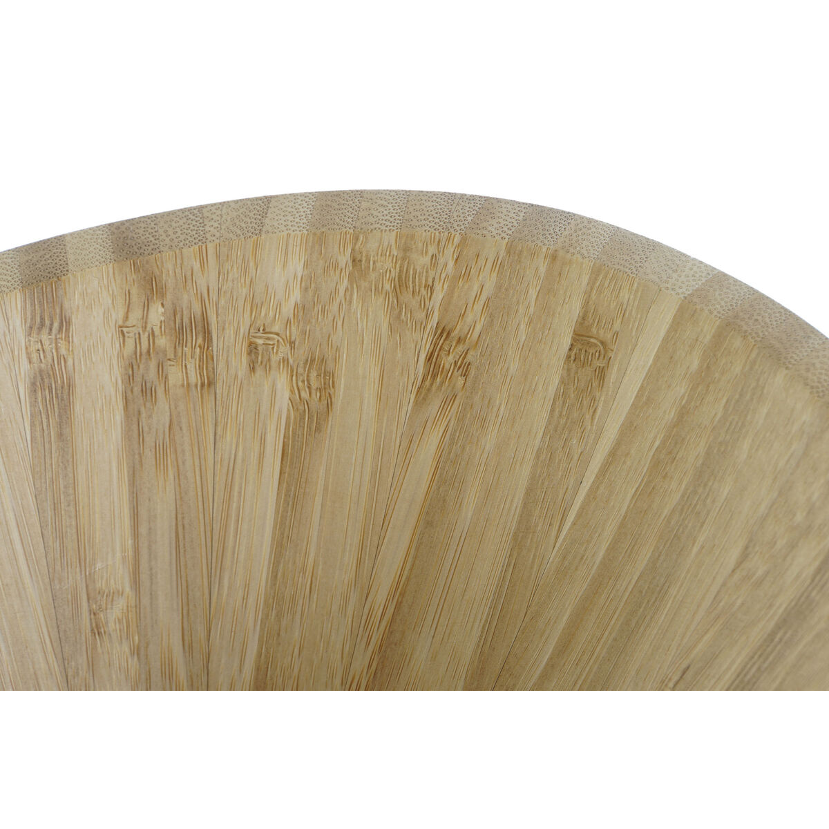 Skål DKD Home Decor Naturell Bambu 24,6 x 22,5 x 9,5 cm - 5
