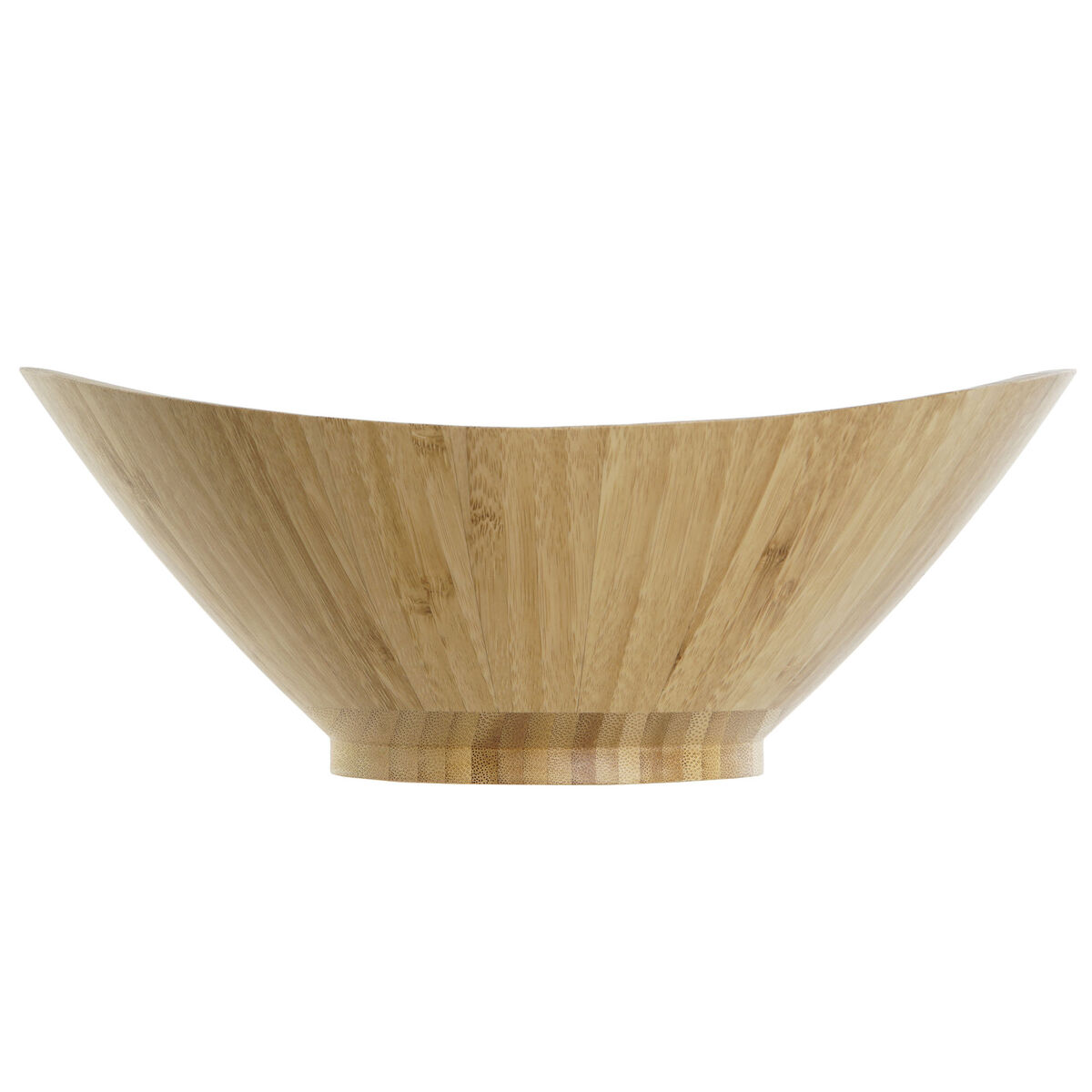 Skål DKD Home Decor Naturell Bambu 24,6 x 22,5 x 9,5 cm - 2