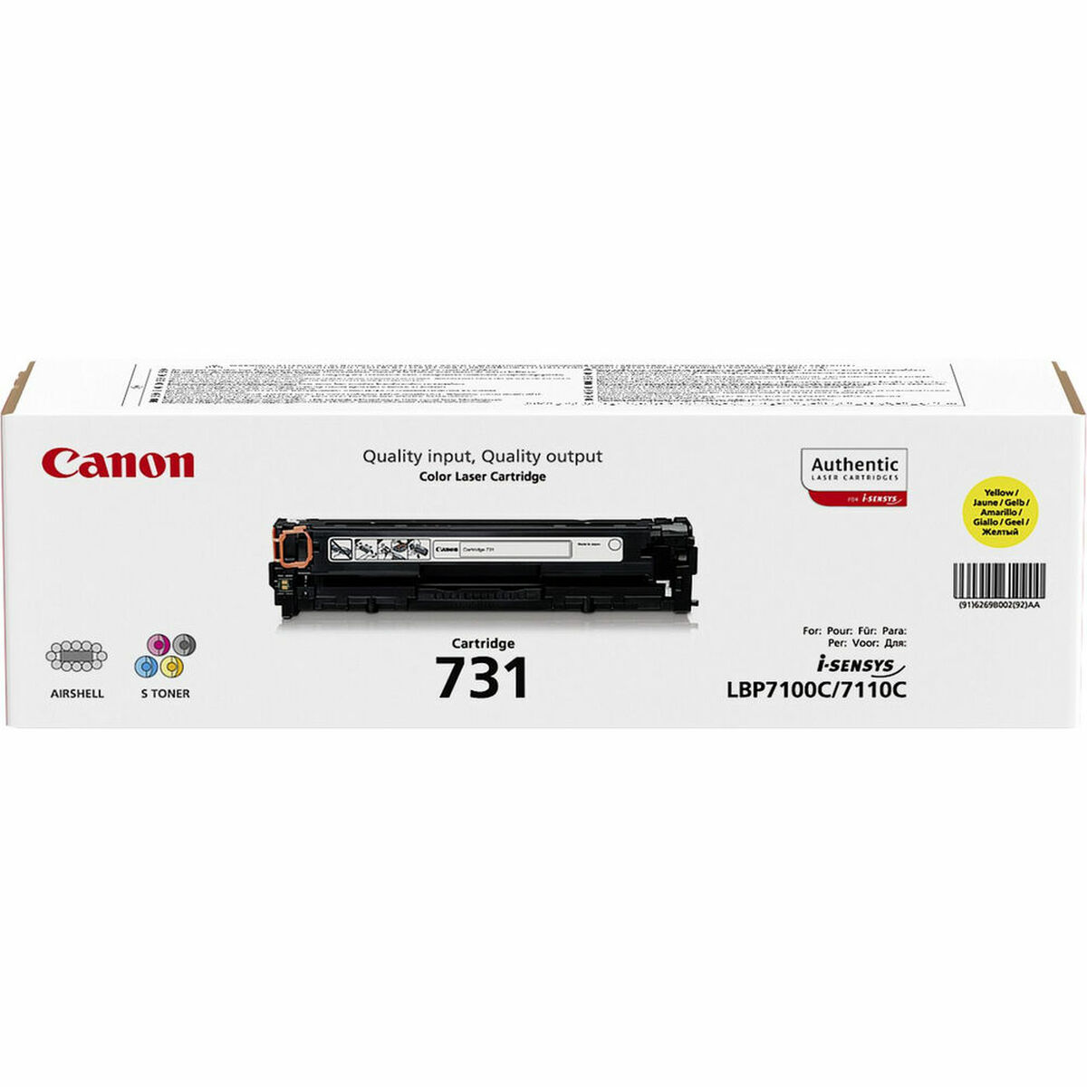 Toner Canon 731 Gul - 2