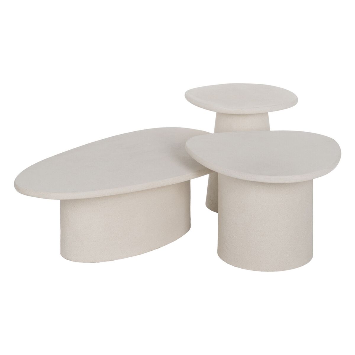Soffbord WILMA Vit Trä MDF 57 x 57 x 40 cm - 3