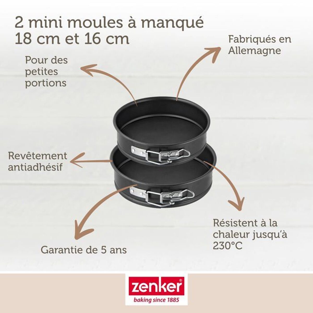 Avtagbar form Zenker - 3