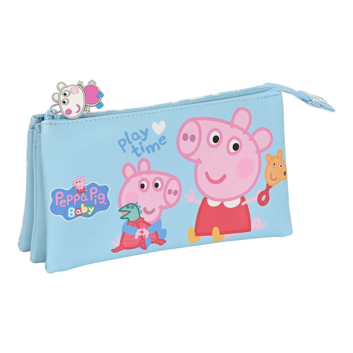 Skolväska Peppa Pig Baby Ljusblå (22 x 12 x 3 cm) - 4