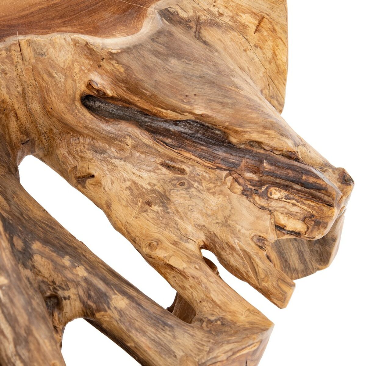 Soffbord Svart Naturell 80 x 80 x 45 cm - 7