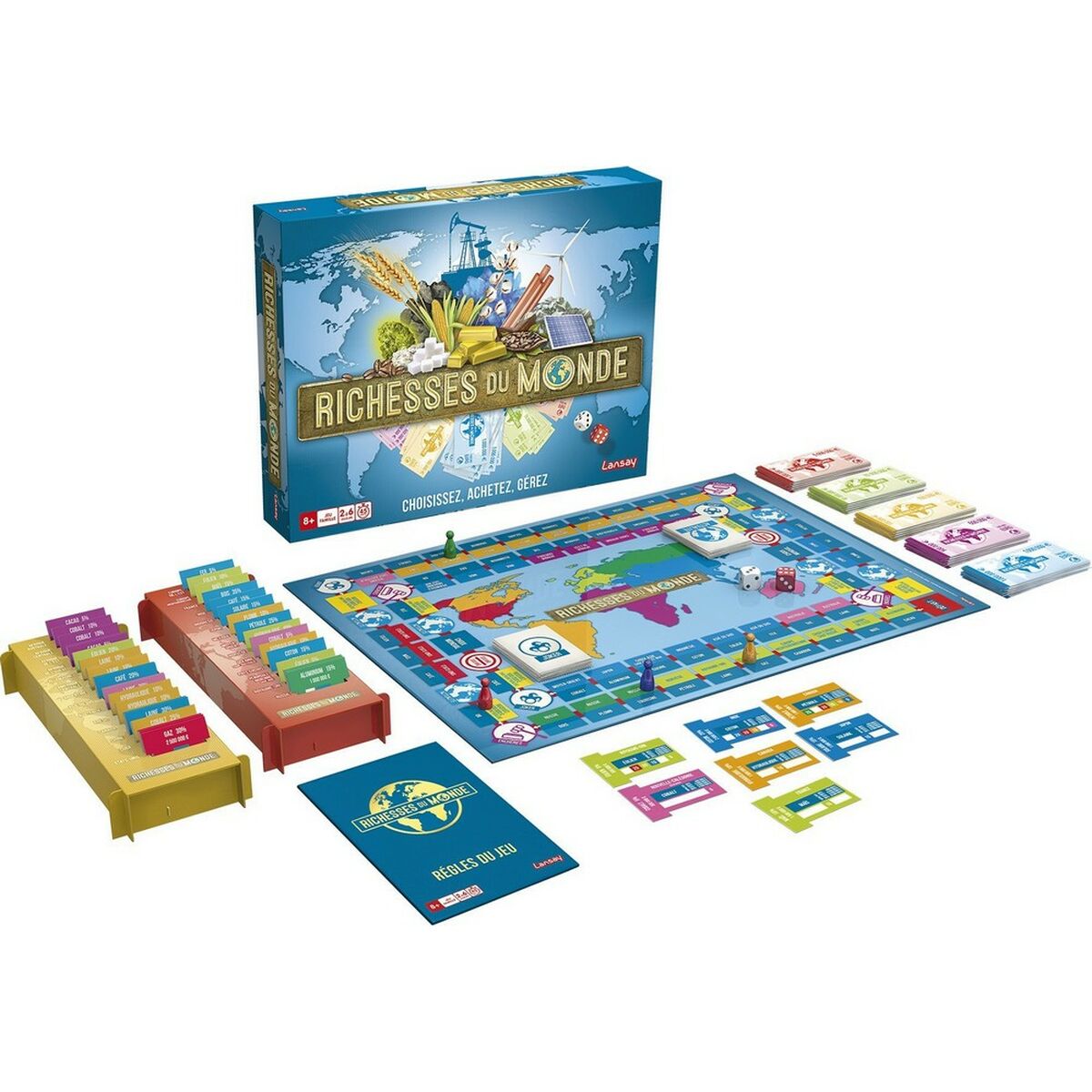 Sällskapsspel Lansay Riches Of The World FR - 8