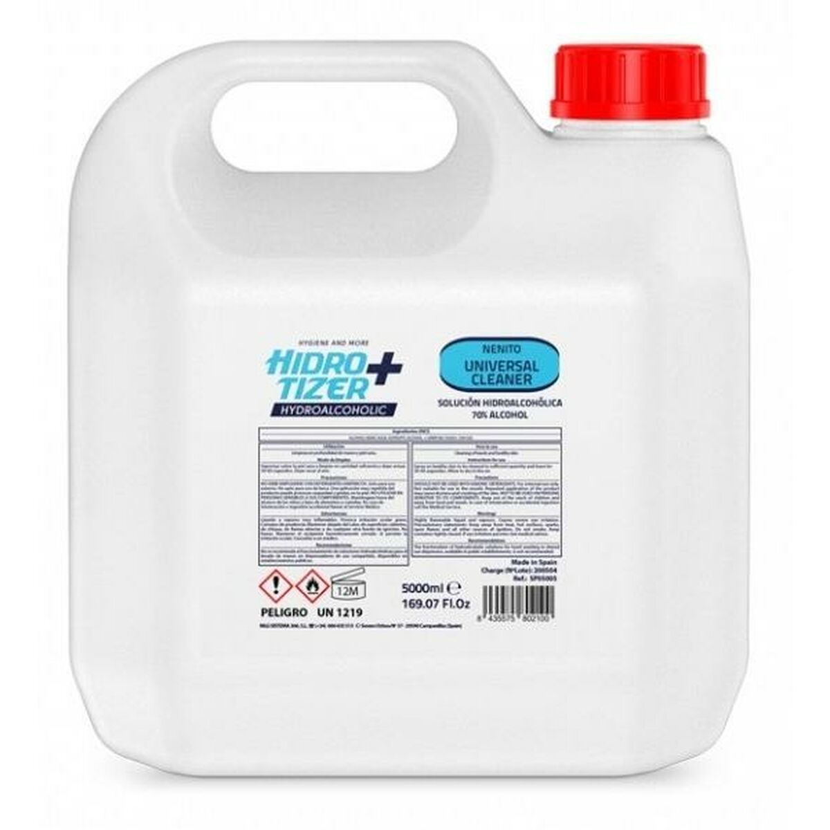Hydroalkoholisk gel Hidrotizer Plus 5 L - 2