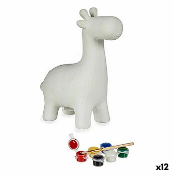 Måla din egen sparbössa Pincello Keramik Giraff 6,8 x 16,2 x 13,2 cm 13,5 x 17 x 6,8 cm 12 x 16 x 5,5 cm (12 antal)