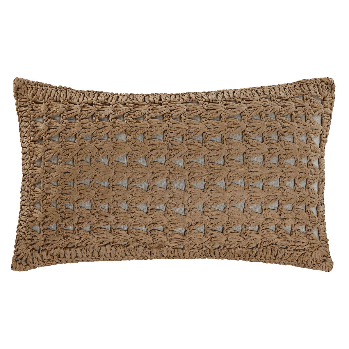 Kudde Home ESPRIT Naturell Tropiskt 50 x 8 x 30 cm