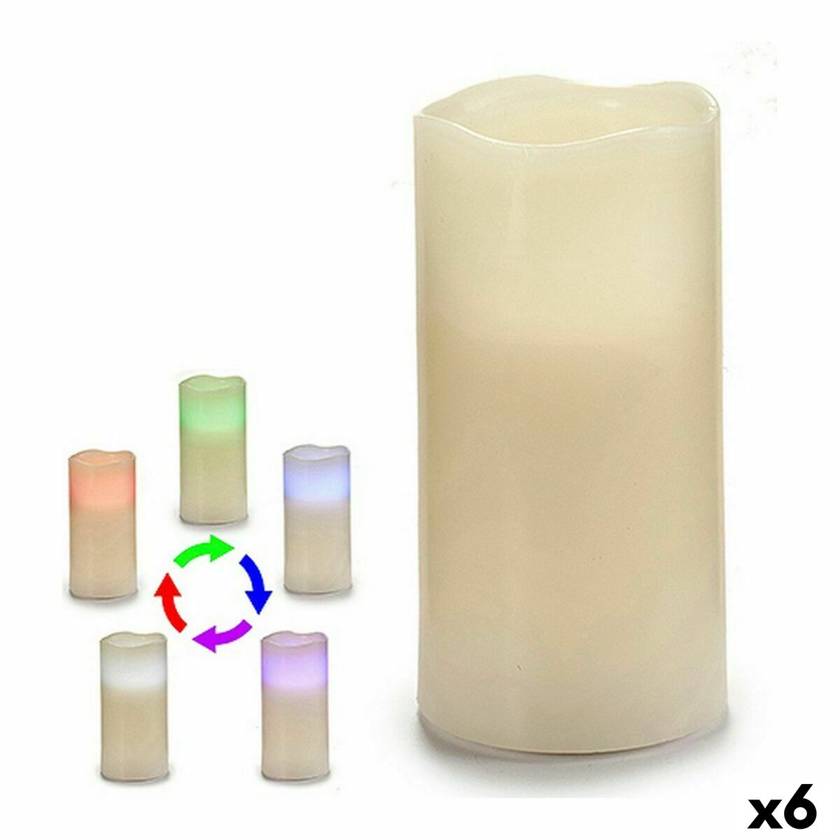LED Ljus Gift Decor (6 antal) - 3