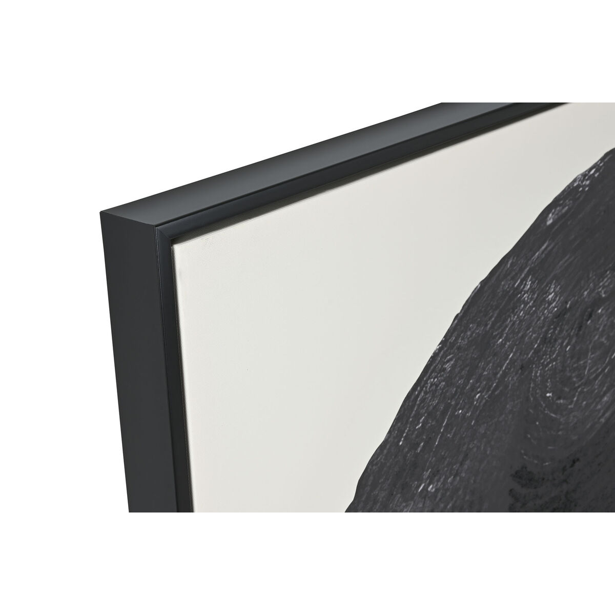 Kanvas Home ESPRIT Vit Svart Hatt Modern 103 x 4,5 x 143 cm (2 antal) - 2