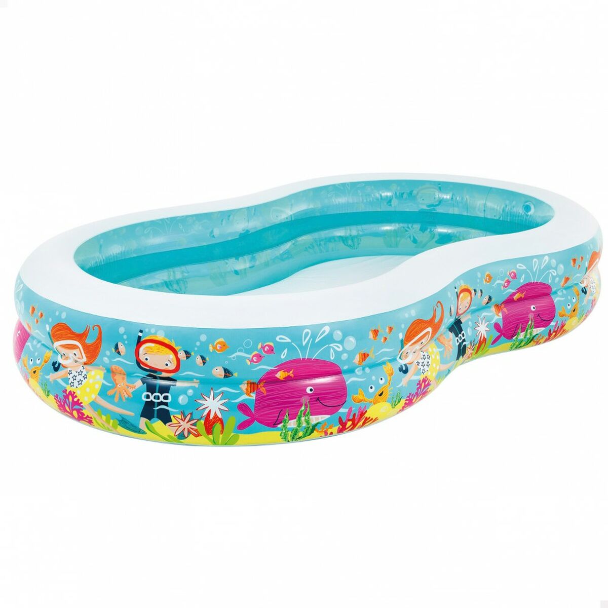 Upplåsbar bassäng   Intex PARADISE         700 L 262 x 46 x 160 cm - 5
