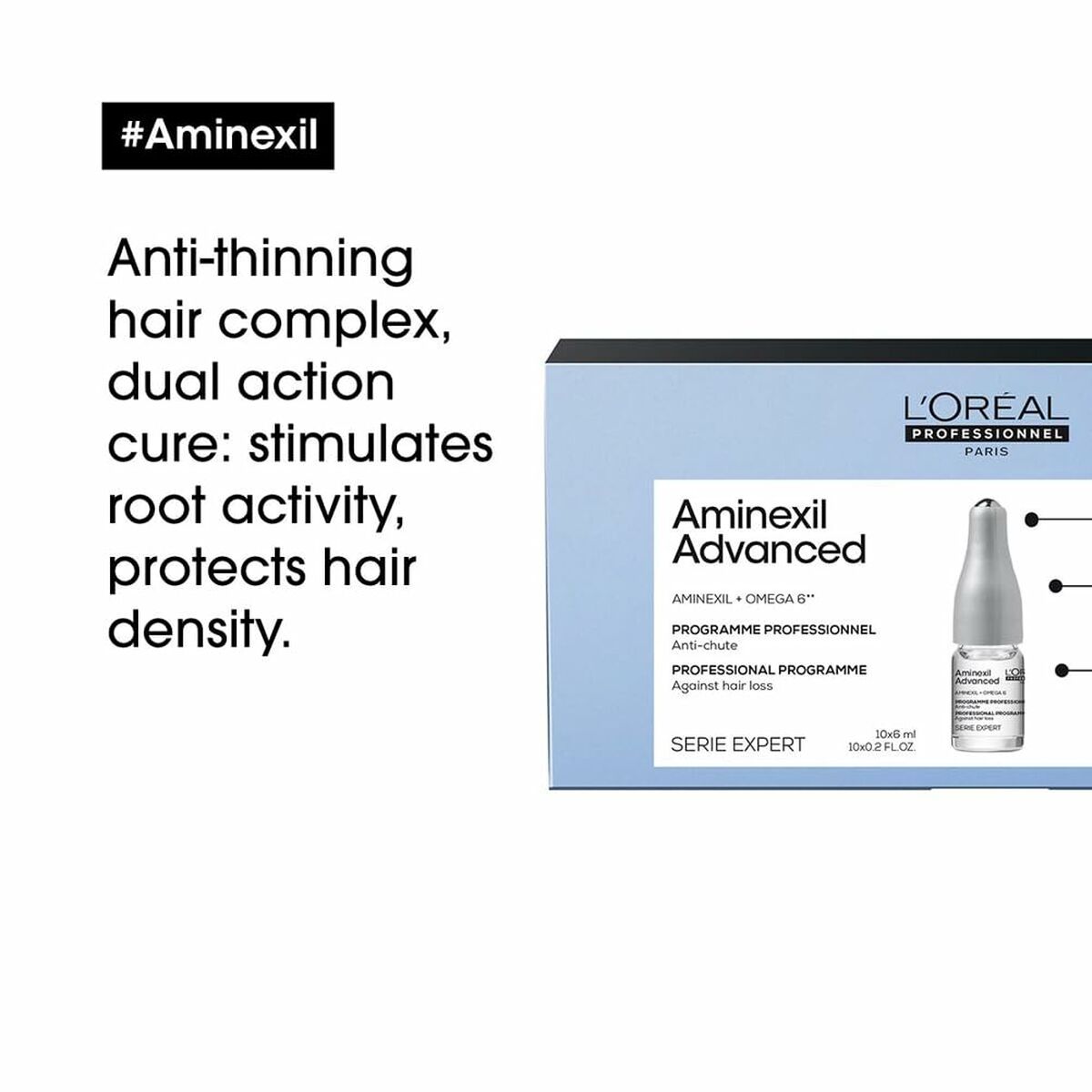 Anti-håravfall ampuller L'Oreal Professionnel Paris AMINEXIL ADVANCED - 2