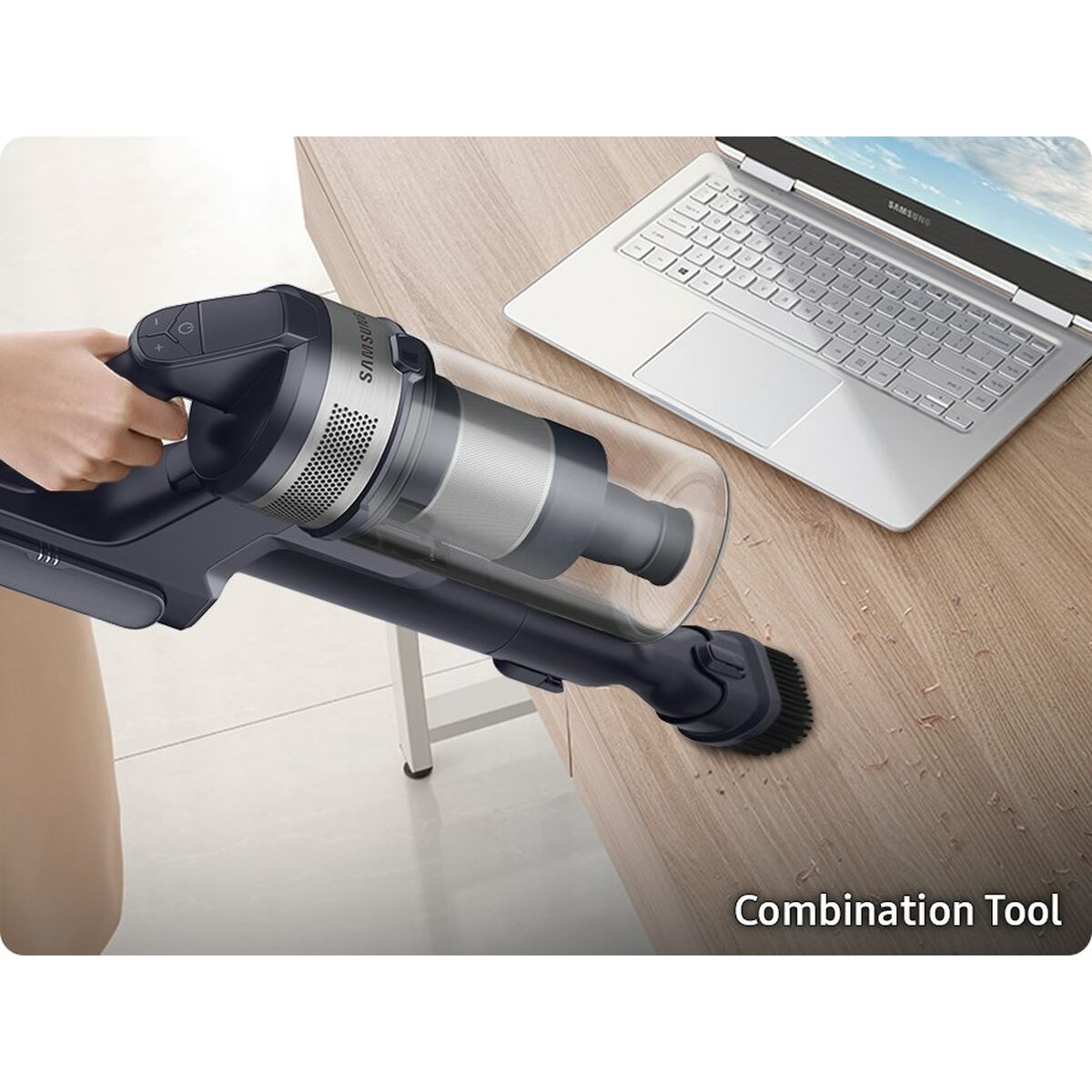 Sladdlös Cyklonborstdammsugare Samsung VS15A60AGR5 150 W - 3
