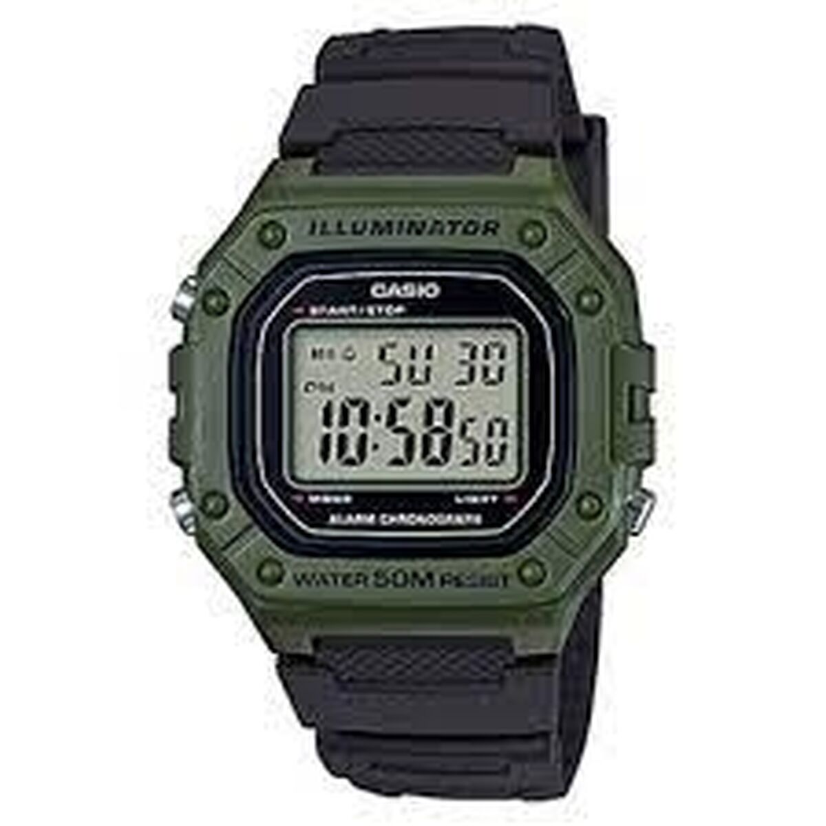 Herrklocka Casio W-218H-3AVDF Svart (Ø 43 mm)