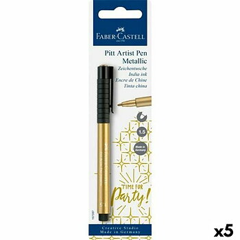 Spritpenna Faber-Castell Pitt Artist Gyllene (5 antal)