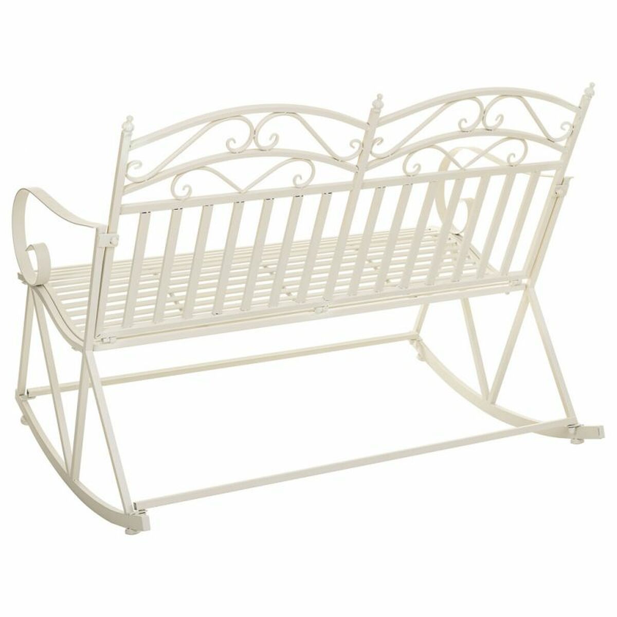 Soffa Alexandra House Living Vit 20 x 48 x 20 cm Gungstol - 4