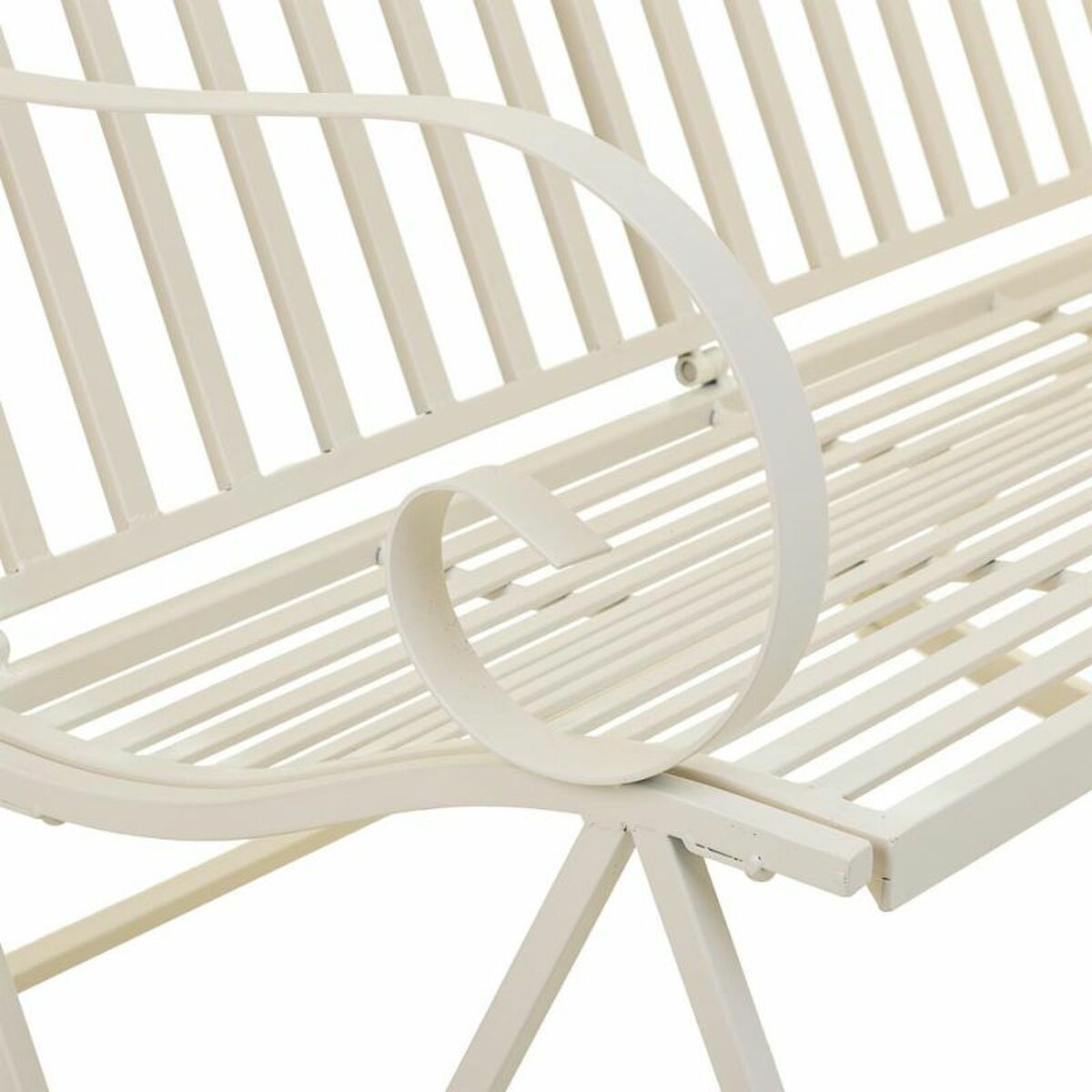 Soffa Alexandra House Living Vit 20 x 48 x 20 cm Gungstol - 6